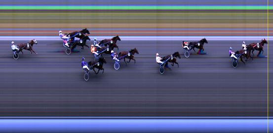 Målfoto for løp 9 på bane LE den 14.07.2014