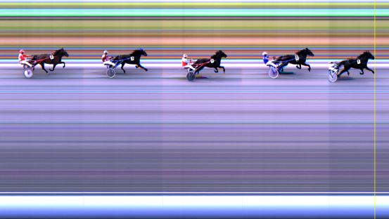 Målfoto for løp 1 på bane LE den 04.08.2014