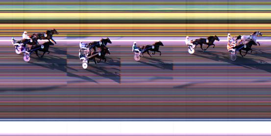 Målfoto for løp 5 på bane LE den 11.08.2014