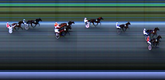 Målfoto for løp 9 på bane LE den 11.08.2014