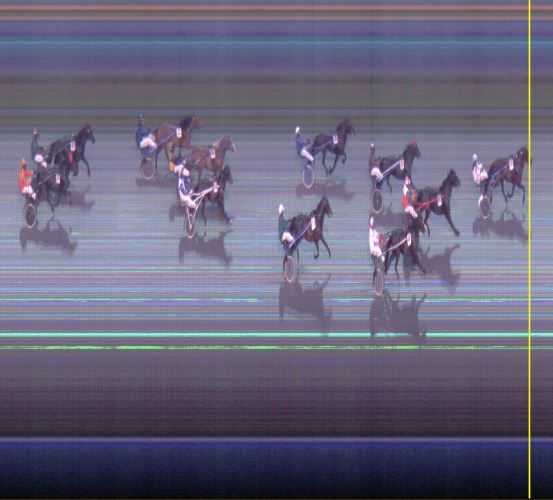 Målfoto for løp 7 på bane LE den 18.08.2014