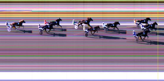 Målfoto for løp 2 på bane LE den 30.08.2014