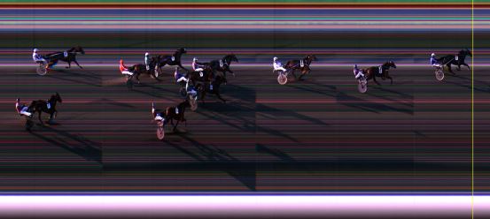 Målfoto for løp 5 på bane LE den 30.08.2014