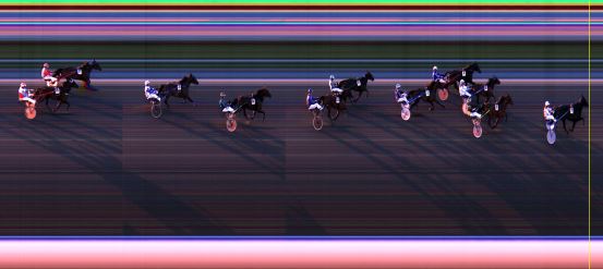 Målfoto for løp 7 på bane LE den 30.08.2014