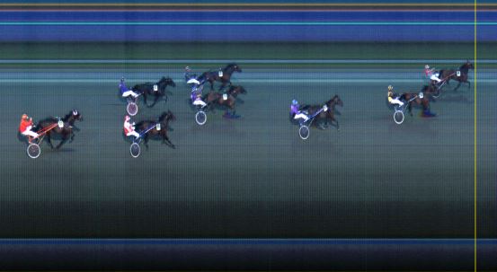 Målfoto for løp 9 på bane LE den 30.08.2014