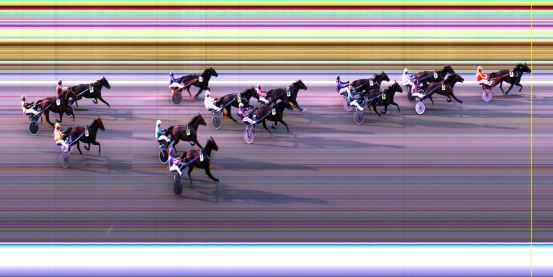 Målfoto for løp 1 på bane LE den 08.09.2014