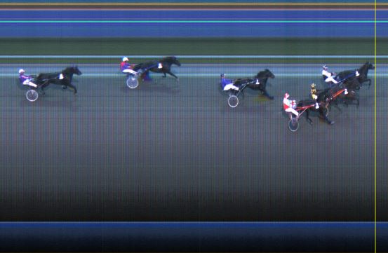 Målfoto for løp 6 på bane LE den 08.09.2014