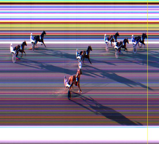 Målfoto for løp 2 på bane LE den 15.09.2014