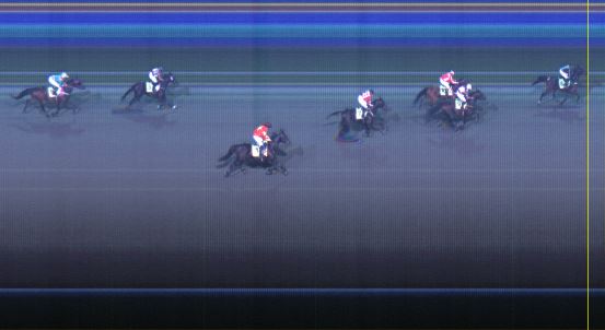 Målfoto for løp 8 på bane LE den 15.09.2014