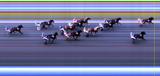 Målfoto for løp 1 på bane LE den 22.09.2014