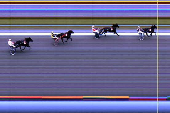 Målfoto for løp 3 på bane LE den 04.10.2014