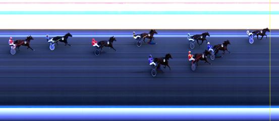 Målfoto for løp 1 på bane LE den 07.10.2014