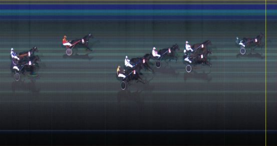 Målfoto for løp 3 på bane LE den 13.10.2014