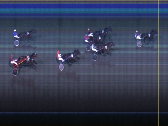 Målfoto for løp 9 på bane LE den 13.10.2014