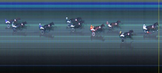 Målfoto for løp 3 på bane LE den 20.10.2014