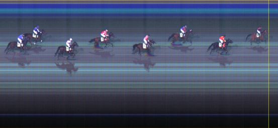 Målfoto for løp 4 på bane LE den 20.10.2014