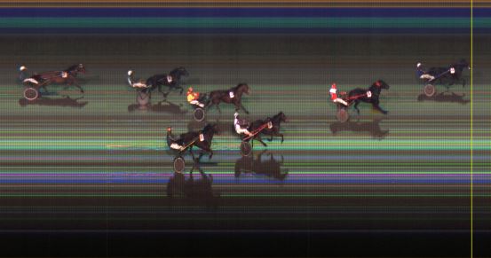 Målfoto for løp 7 på bane LE den 20.10.2014