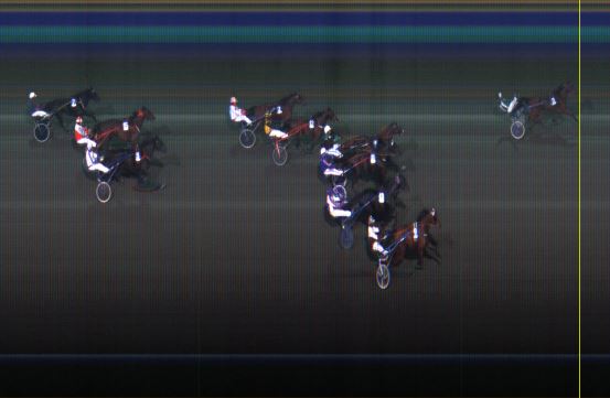 Målfoto for løp 2 på bane LE den 27.10.2014