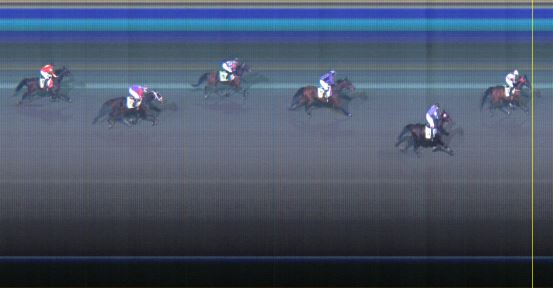 Målfoto for løp 4 på bane LE den 10.11.2014