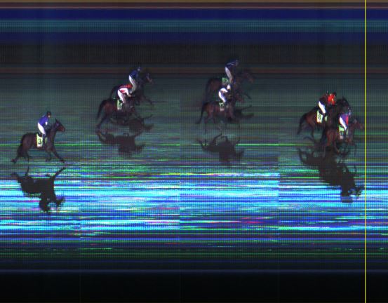 Målfoto for løp 9 på bane LE den 08.12.2014