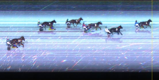 Målfoto for løp 1 på bane LE den 22.12.2014