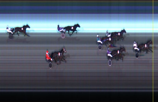 Målfoto for løp 3 på bane LE den 22.12.2014