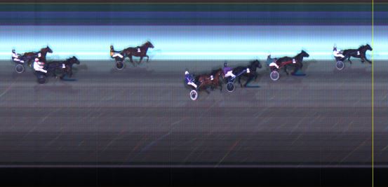 Målfoto for løp 6 på bane LE den 22.12.2014