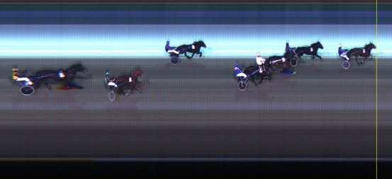 Målfoto for løp 8 på bane LE den 22.12.2014