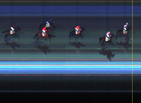 Målfoto for løp 4 på bane LE den 29.12.2014