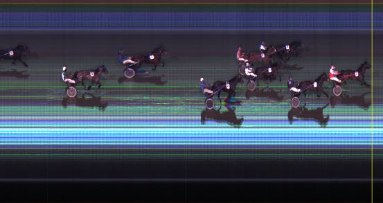 Målfoto for løp 5 på bane LE den 29.12.2014