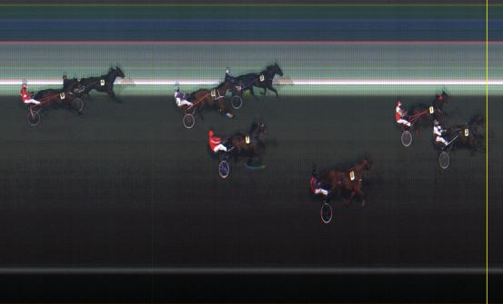 Målfoto for løp 1 på bane LE den 05.01.2015