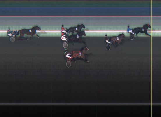 Målfoto for løp 2 på bane LE den 05.01.2015