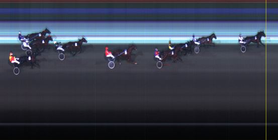 Målfoto for løp 2 på bane LE den 12.01.2015