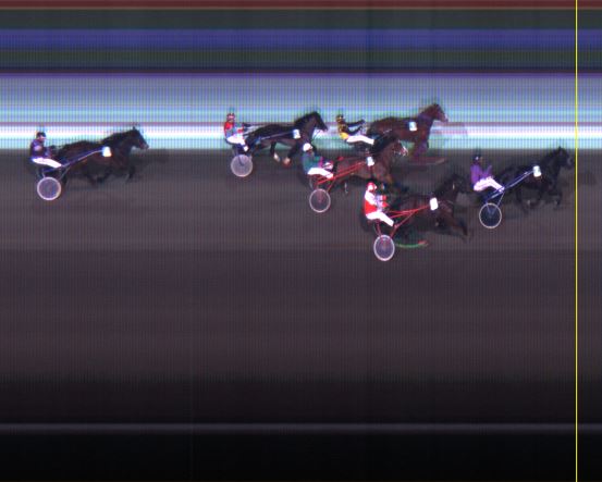 Målfoto for løp 4 på bane LE den 12.01.2015