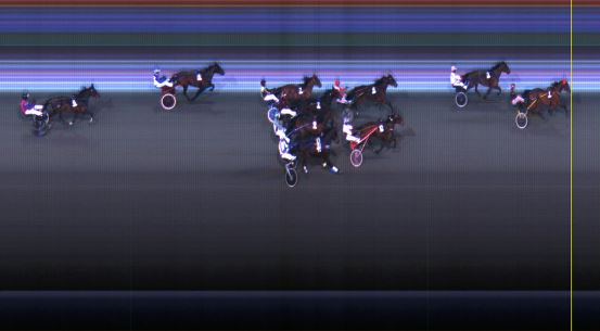 Målfoto for løp 6 på bane LE den 24.01.2015