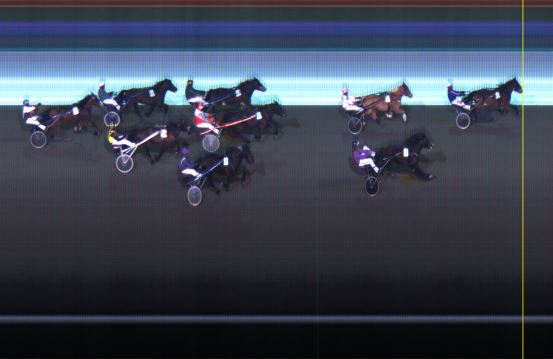 Målfoto for løp 4 på bane LE den 02.02.2015