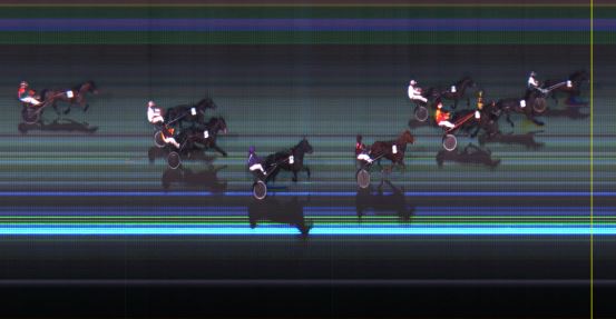 Målfoto for løp 4 på bane LE den 09.02.2015