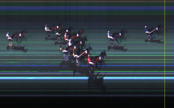 Målfoto for løp 5 på bane LE den 09.02.2015