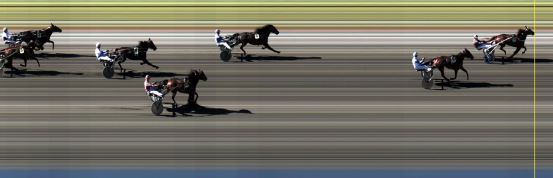 Målfoto for løp 1 på bane LE den 27.06.2015