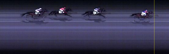 Målfoto for løp 9 på bane LE den 26.10.2015