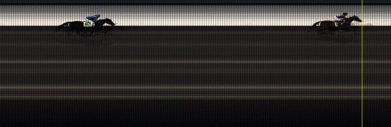 Målfoto for løp 1 på bane LE den 23.11.2015