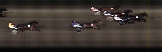 Målfoto for løp 3 på bane LE den 11.01.2016