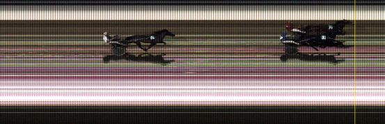 Målfoto for løp 4 på bane LE den 08.02.2016