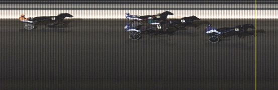 Målfoto for løp 1 på bane LE den 22.02.2016