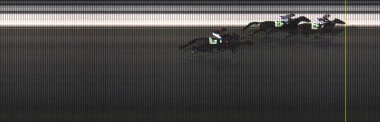 Målfoto for løp 3 på bane LE den 22.02.2016