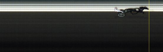 Målfoto for løp 1 på bane LE den 29.02.2016