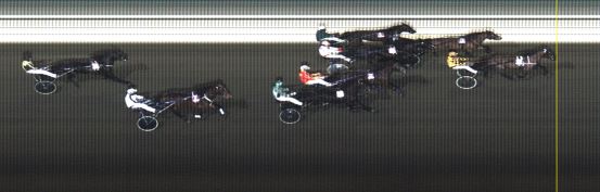 Målfoto for løp 8 på bane LE den 29.02.2016