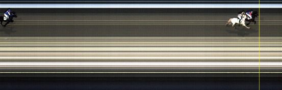 Målfoto for løp 1 på bane LE den 14.03.2016