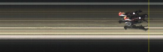 Målfoto for løp 8 på bane LE den 14.03.2016