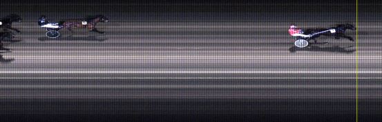 Målfoto for løp 1 på bane LE den 21.03.2016